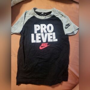 Nike Tee Pro Level Raglan Sleeves Boys Toddler Tshirt Size 4T
